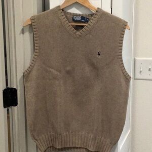Polo by Ralph Lauren Men's Tan Sweater Vest